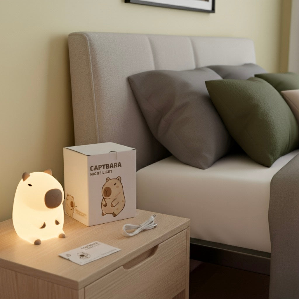 MeWaii® Capybara Squishy Nachtlicht - Das perfekte Geschenk